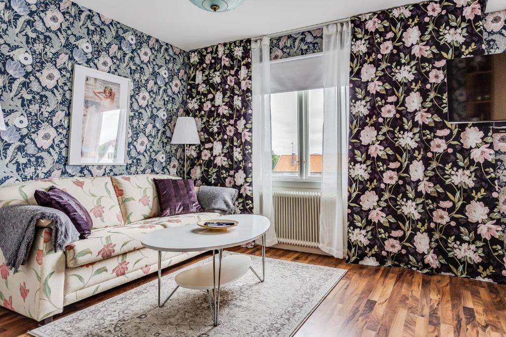 Posezení v ubytování Hotell Nordevik