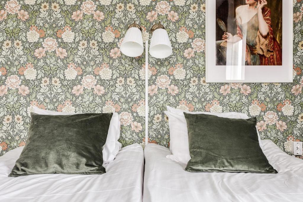 Postel nebo postele na pokoji v ubytování Hotell Nordevik