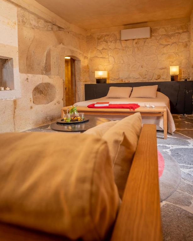Postel nebo postele na pokoji v ubytování Serinn House