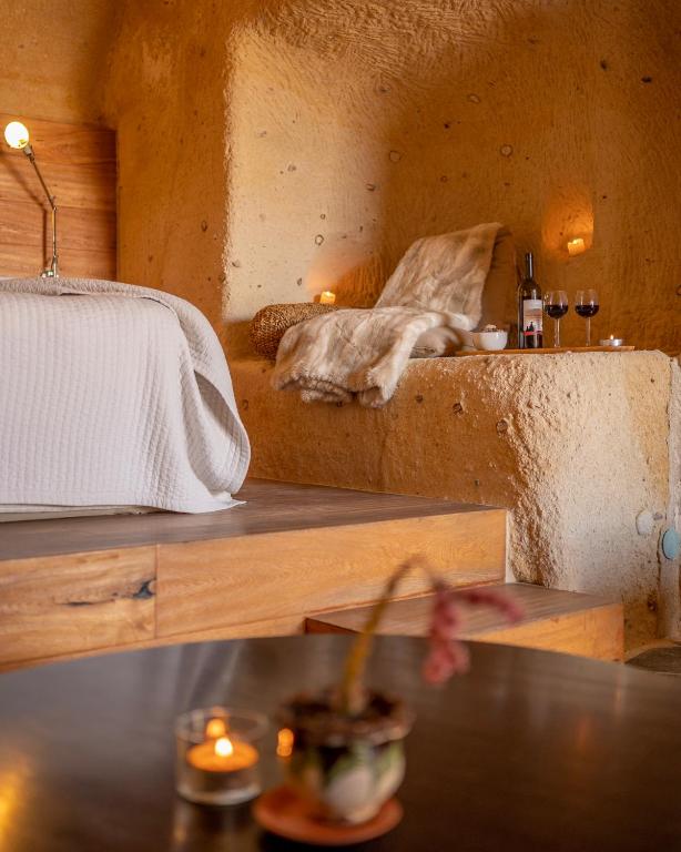 Postel nebo postele na pokoji v ubytování Serinn House