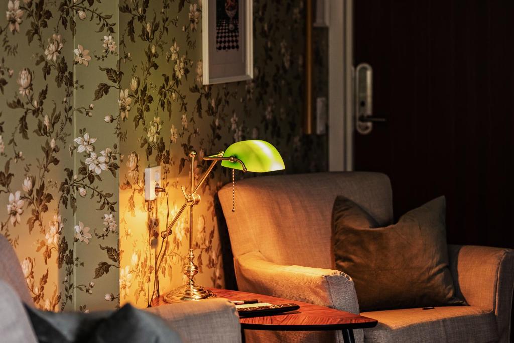 Posezení v ubytování Hotell Nordevik