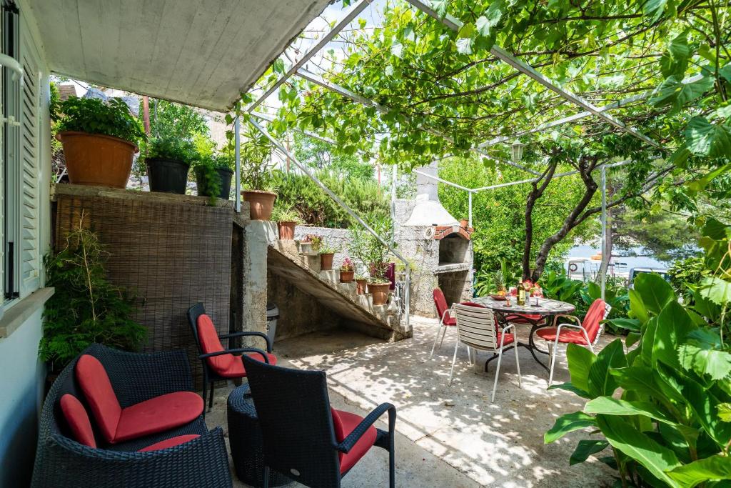 Balkón alebo terasa v ubytovaní Apartments Zarac