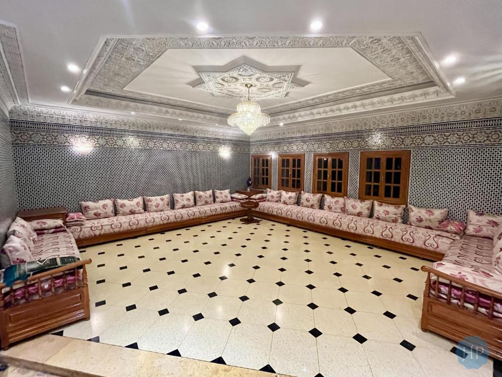Posezení v ubytování Hôtel Plaisance