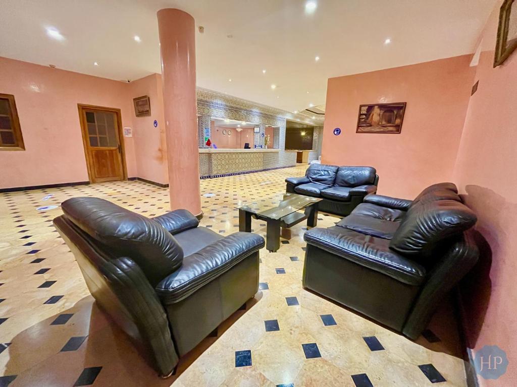 Posezení v ubytování Hôtel Plaisance
