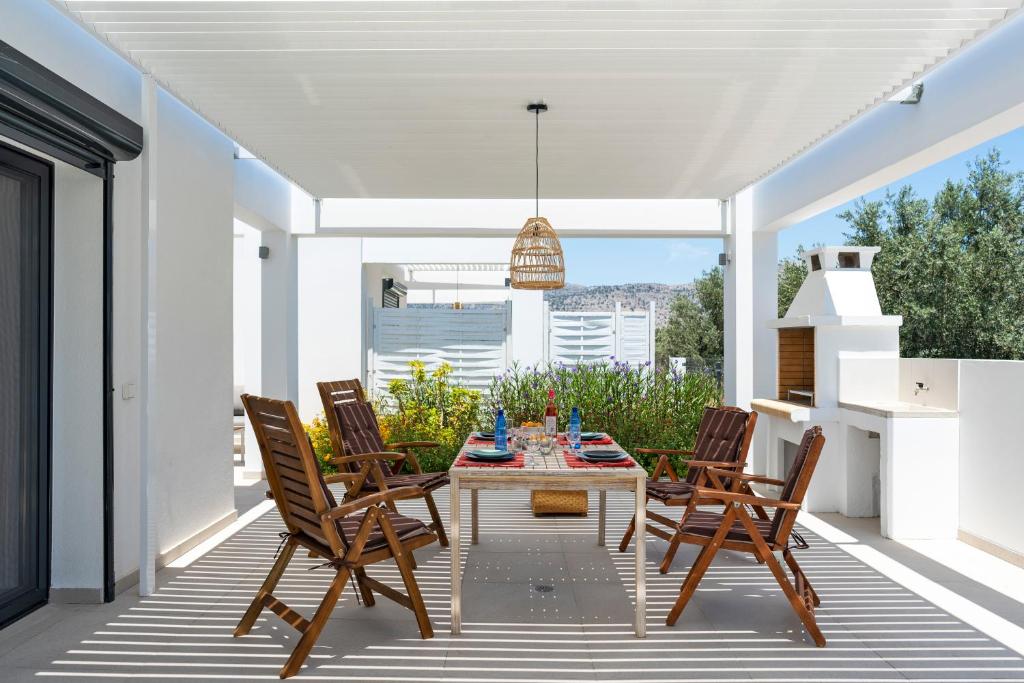 Balkón nebo terasa v ubytování Domus Oliva Villas