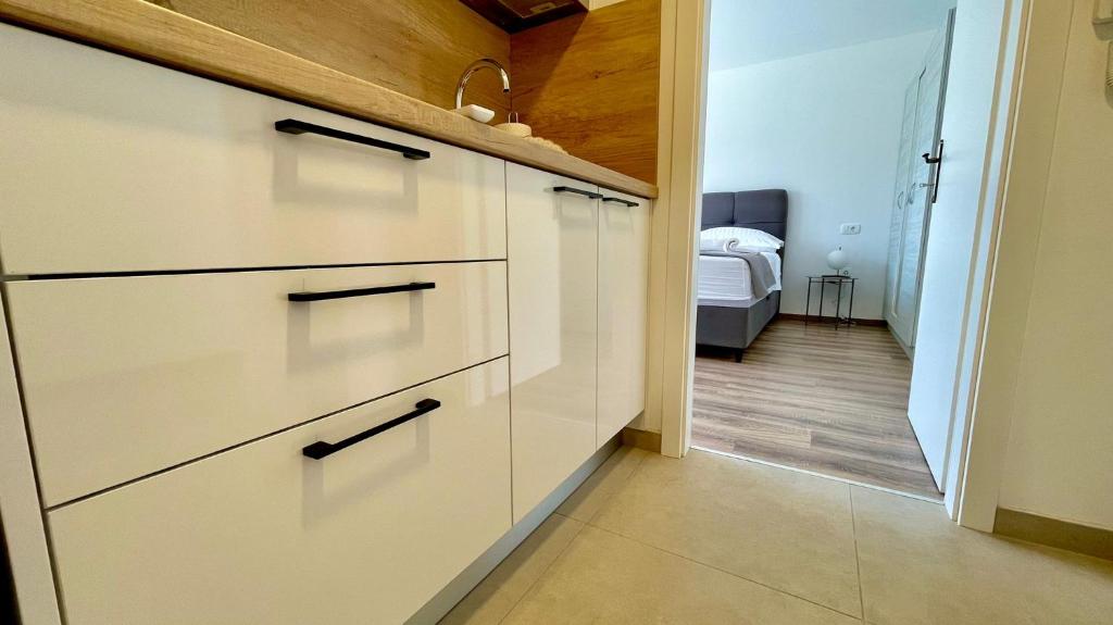 Posteľ alebo postele v izbe v ubytovaní Studio Apartmani Kaja i Iva