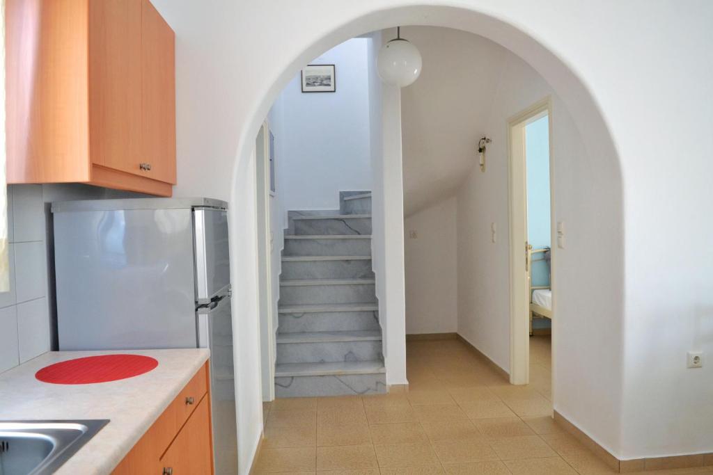 Kuchyňa alebo kuchynka v ubytovaní Mer Bleu Apartments