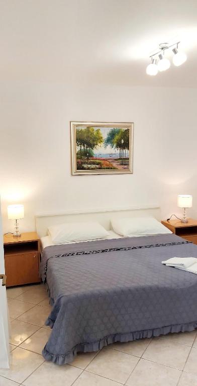 Posteľ alebo postele v izbe v ubytovaní Apartment Biokovo
