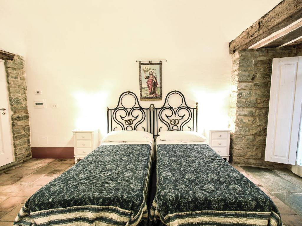 Postel nebo postele na pokoji v ubytování I Templari di Alberona