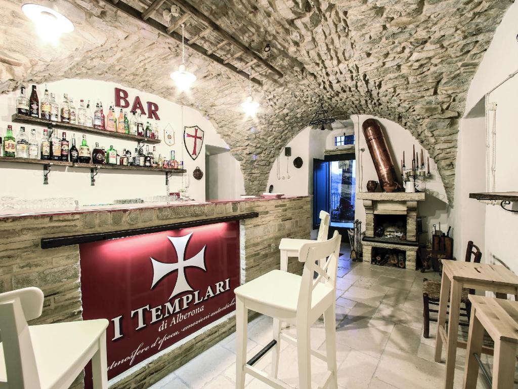 Lounge nebo bar v ubytování I Templari di Alberona