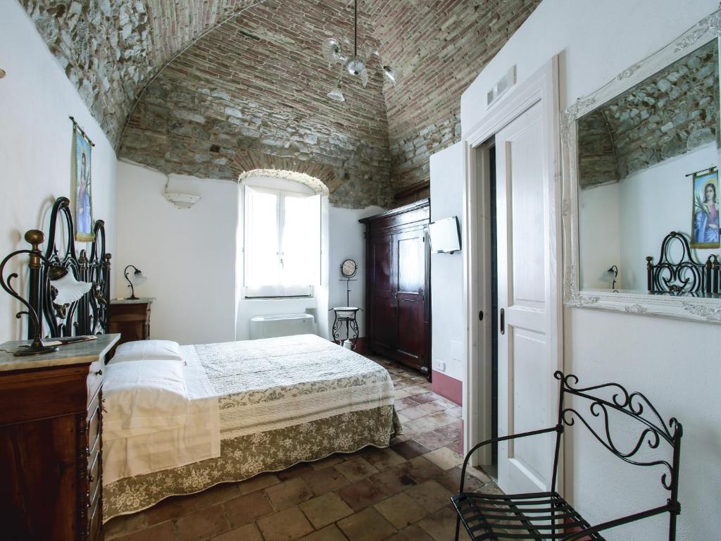 Postel nebo postele na pokoji v ubytování I Templari di Alberona