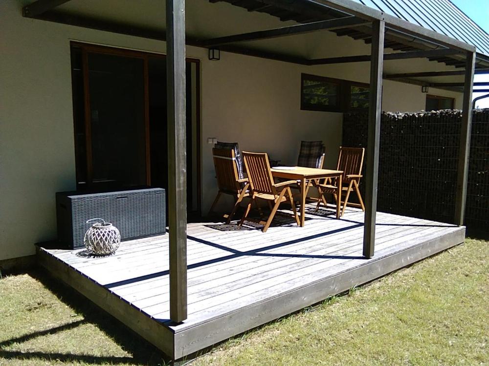 Patio nebo venkovní prostory v ubytování Apartmány Zlatý Hamr