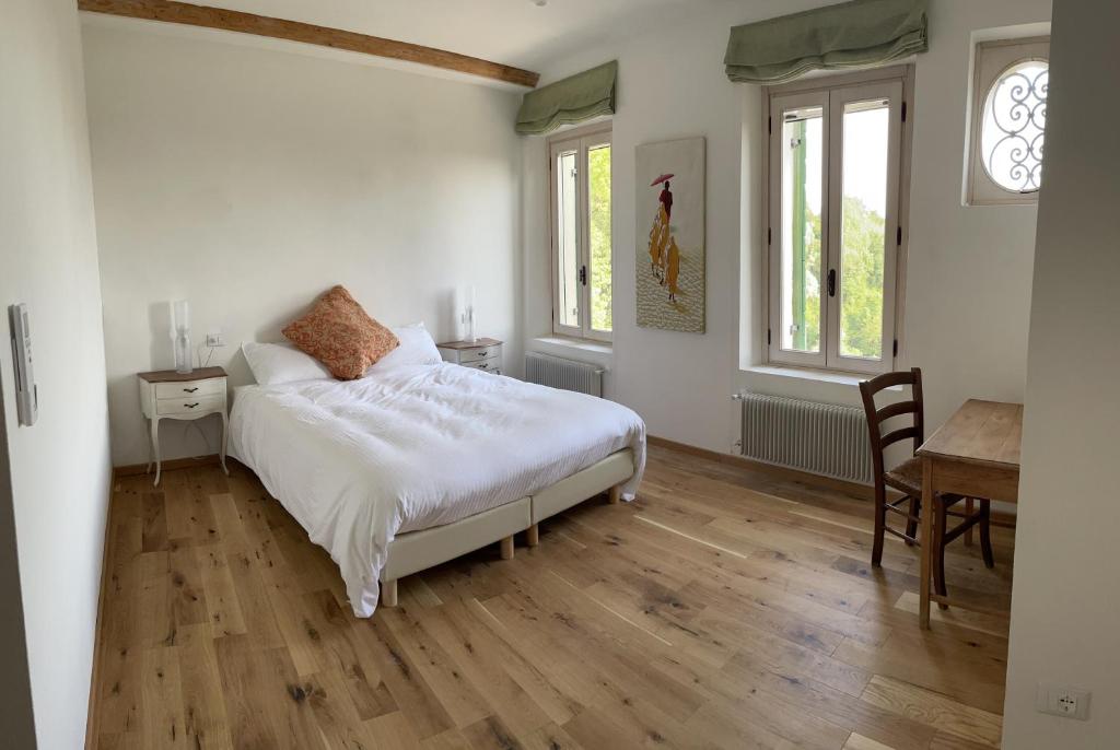 Postel nebo postele na pokoji v ubytování Agriturismo ValBarè
