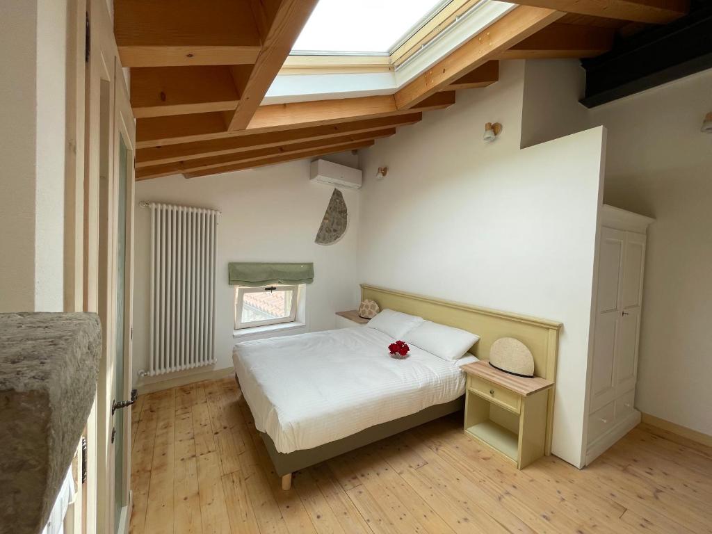 Postel nebo postele na pokoji v ubytování Agriturismo ValBarè