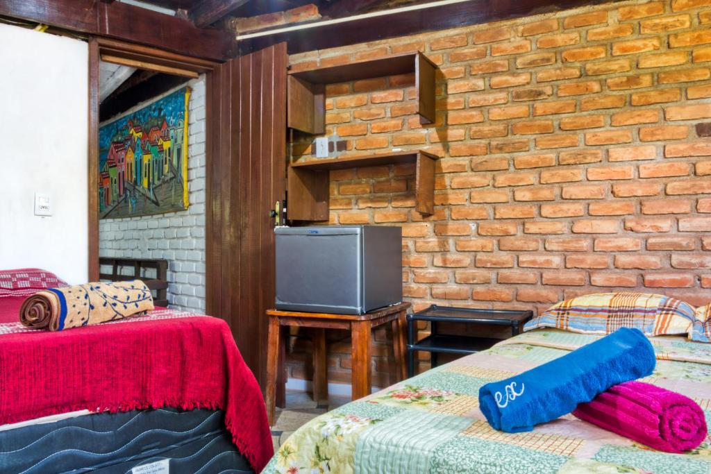 TV a/nebo společenská místnost v ubytování Navio Hostel & Camping