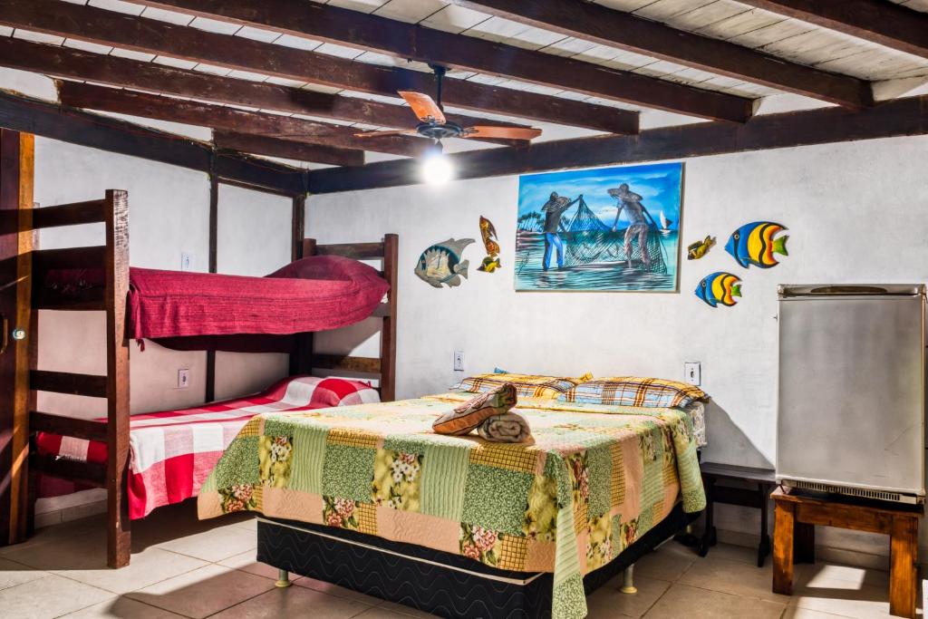 Postel nebo postele na pokoji v ubytování Navio Hostel & Camping