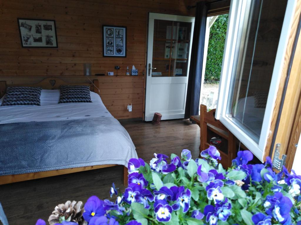 Postel nebo postele na pokoji v ubytování Chalet La Bachole