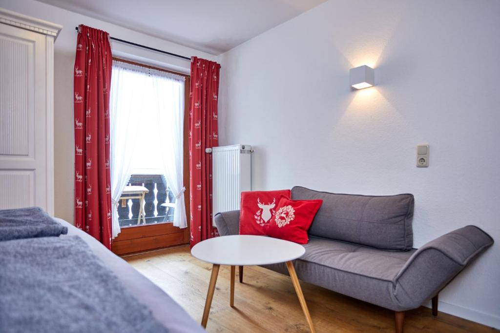 Posezení v ubytování Alpen Gästehaus