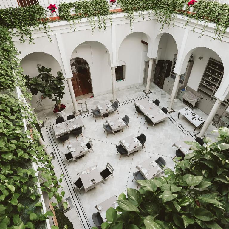 Posezení v ubytování Palacio Pinello