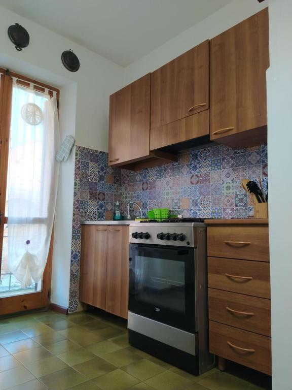Kuchyňa alebo kuchynka v ubytovaní Dai Biancot