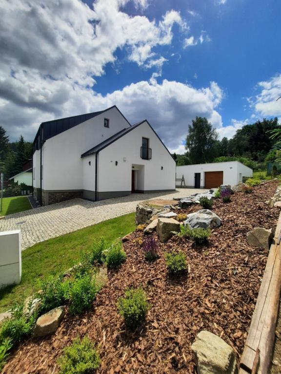 Zahrada ubytování Apartmány Resort Na Horské
