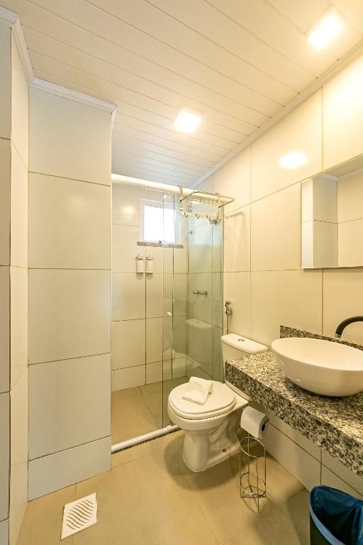 Koupelna v ubytování Antiquus ApartHotel
