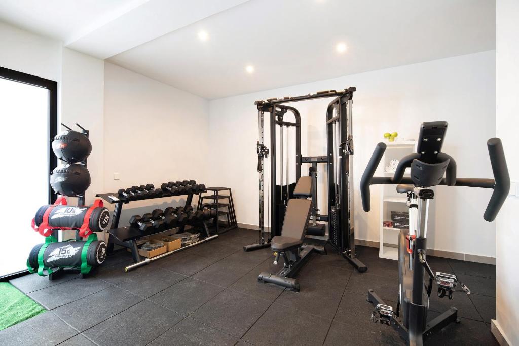 The fitness centre and/or fitness facilities at Andrea Sea Villa