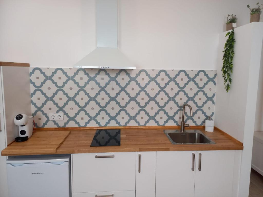 A kitchen or kitchenette at Mirador de Trafalgar Conil