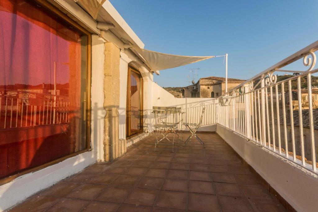 A balcony or terrace at BlueMind