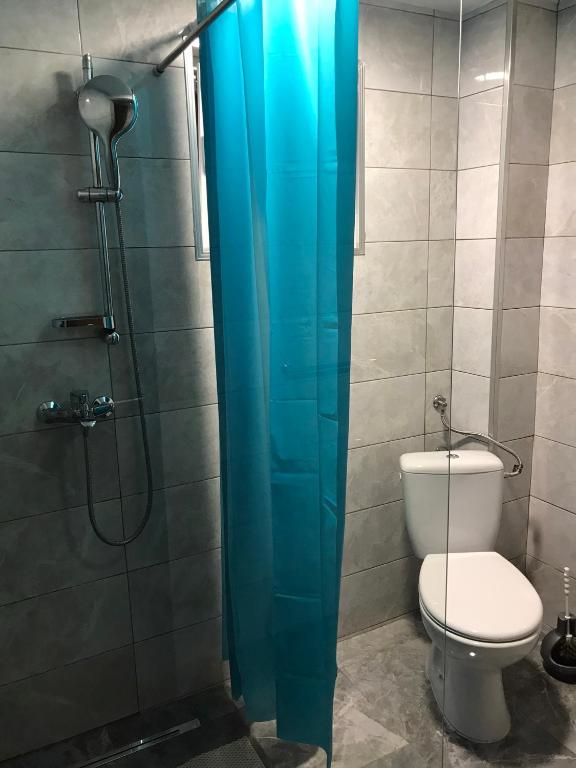 Kupatilo u objektu Obala Srebrno Jezero