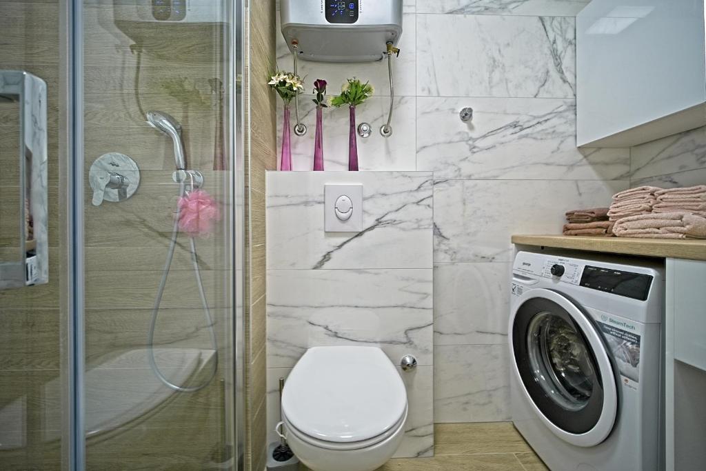 Kúpeľňa v ubytovaní Exclusive Makarska Apartment Aurora
