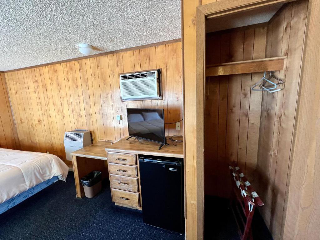 Kuchyň nebo kuchyňský kout v ubytování Border Inn Casino