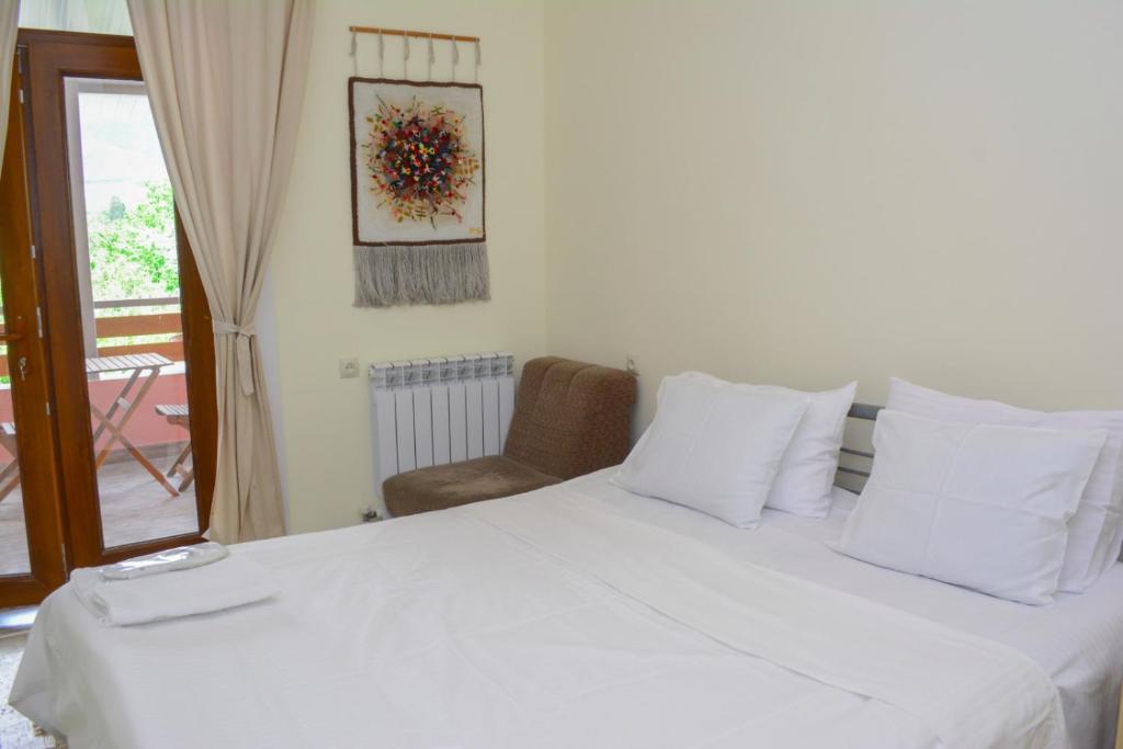 Postel nebo postele na pokoji v ubytování Old Bridge B&B