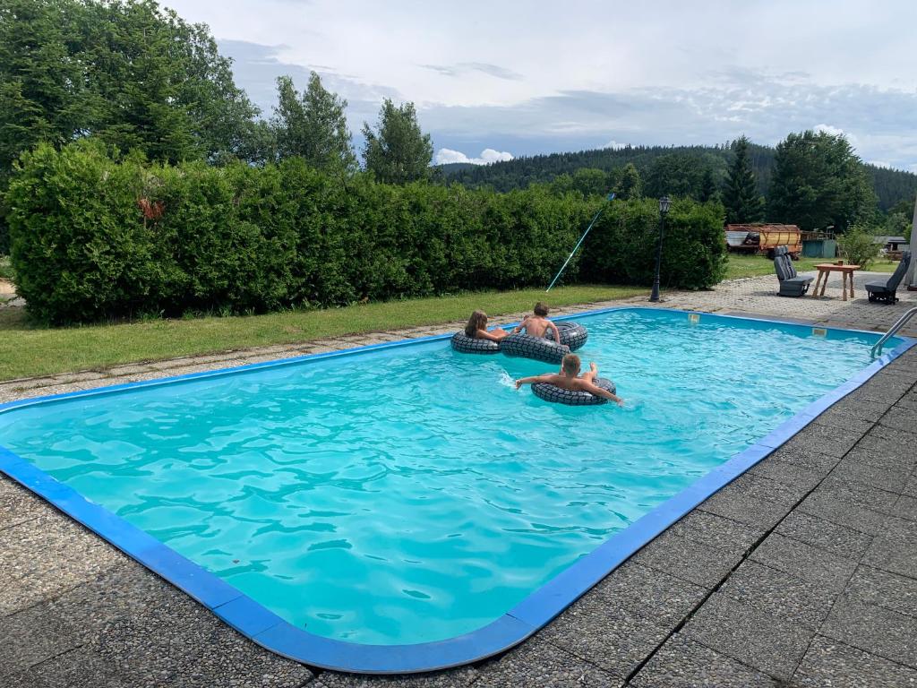 Bazén v ubytování Brantlhof nebo v jeho okolí