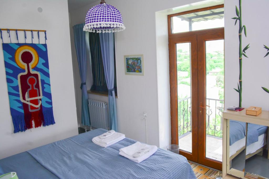 Postel nebo postele na pokoji v ubytování Old Bridge B&B