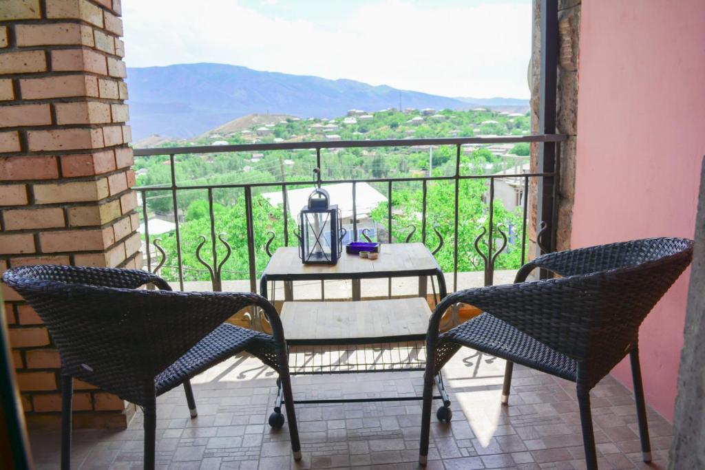Nespecifikovaný výhled na hory nebo výhled na hory při pohledu z bed and breakfast
