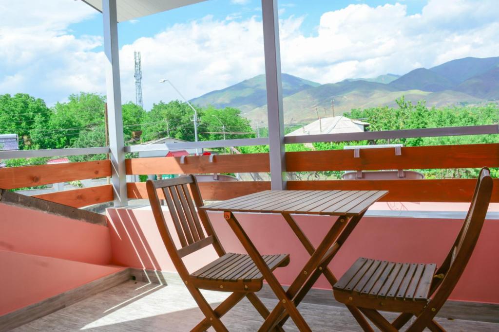 Nespecifikovaný výhled na hory nebo výhled na hory při pohledu z bed and breakfast