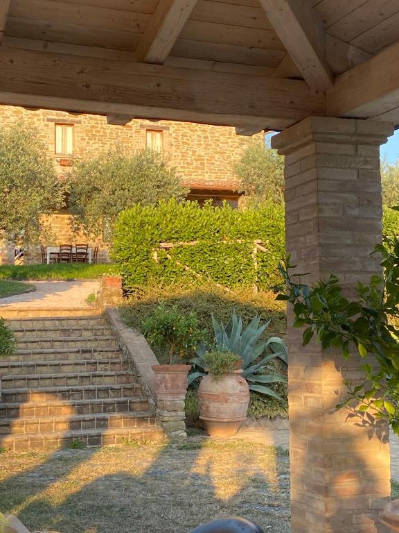 Vonkajšia záhrada v ubytovaní Agriturismo Caiferri con spa