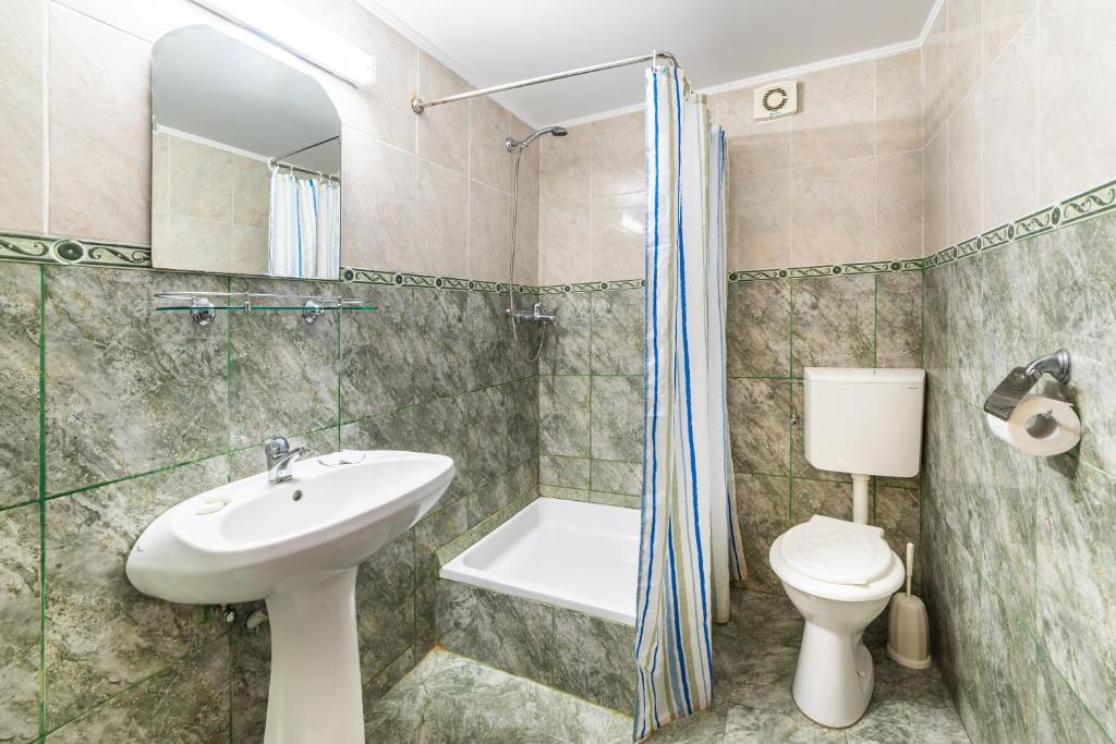 Koupelna v ubytování Hotel Giulia