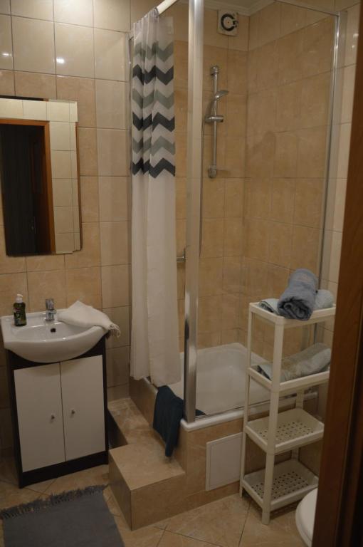 Łazienka w obiekcie Vacation Apartments Sopot