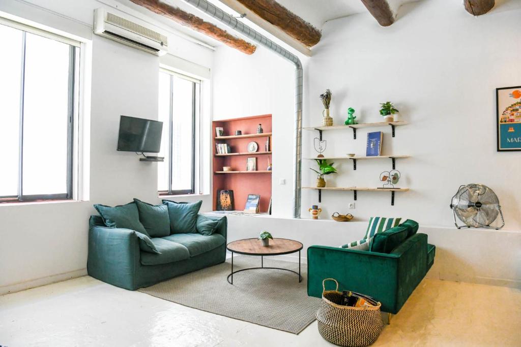 Posedenie v ubytovaní Le Fortia II - Appartement Vieux-Port
