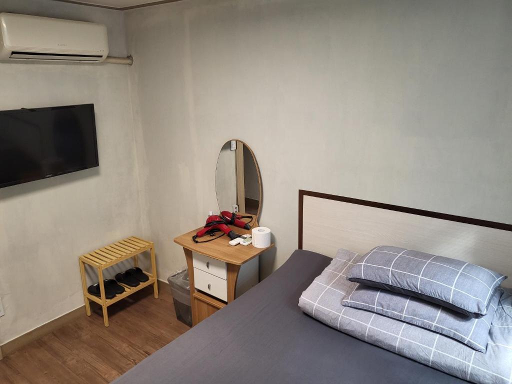 Able Guesthouse Hongdae - Chambre Double Avec Salle De Bains Privative