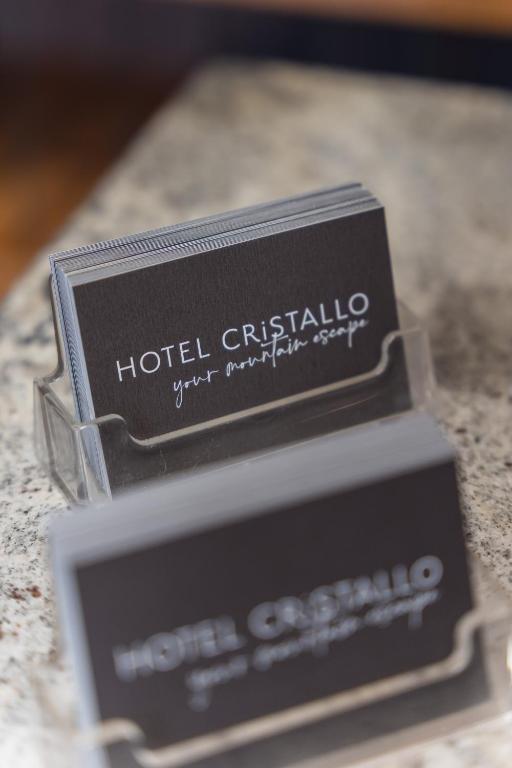 Certifikát, hodnocení, plakát nebo jiný dokument vystavený v ubytování Hotel Cristallo