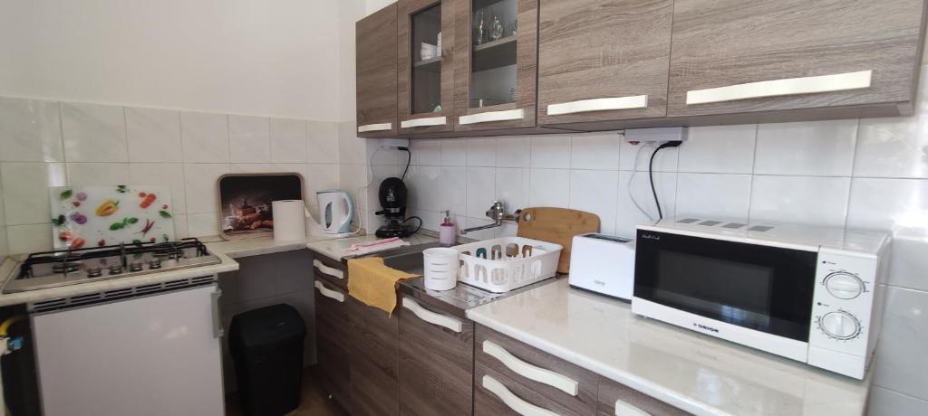 Kuchnia lub aneks kuchenny w obiekcie Fürdő Apartman