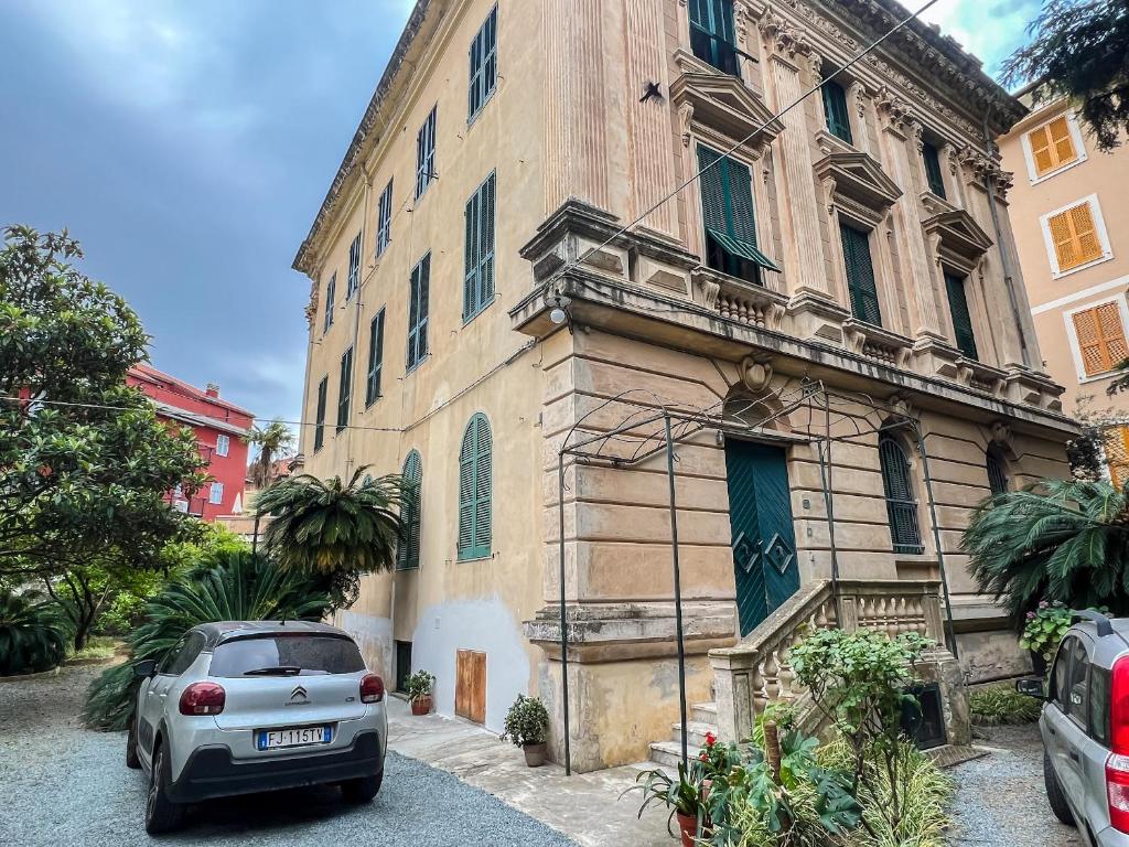 Budynek, w którym mieści się apartament