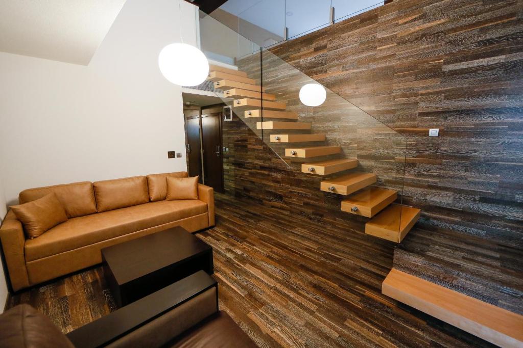 Posezení v ubytování Uva Nestum Wine & SPA