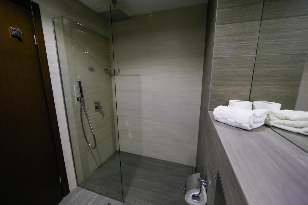 Koupelna v ubytování Uva Nestum Wine & SPA