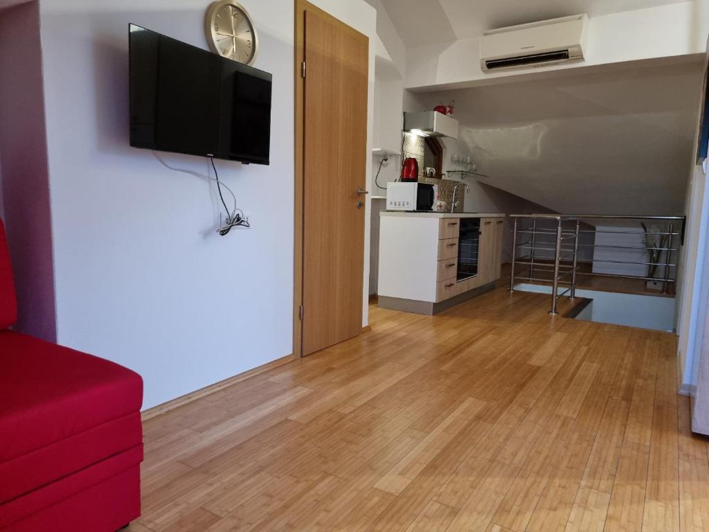 Kuchyňa alebo kuchynka v ubytovaní Seaview apartments Duky