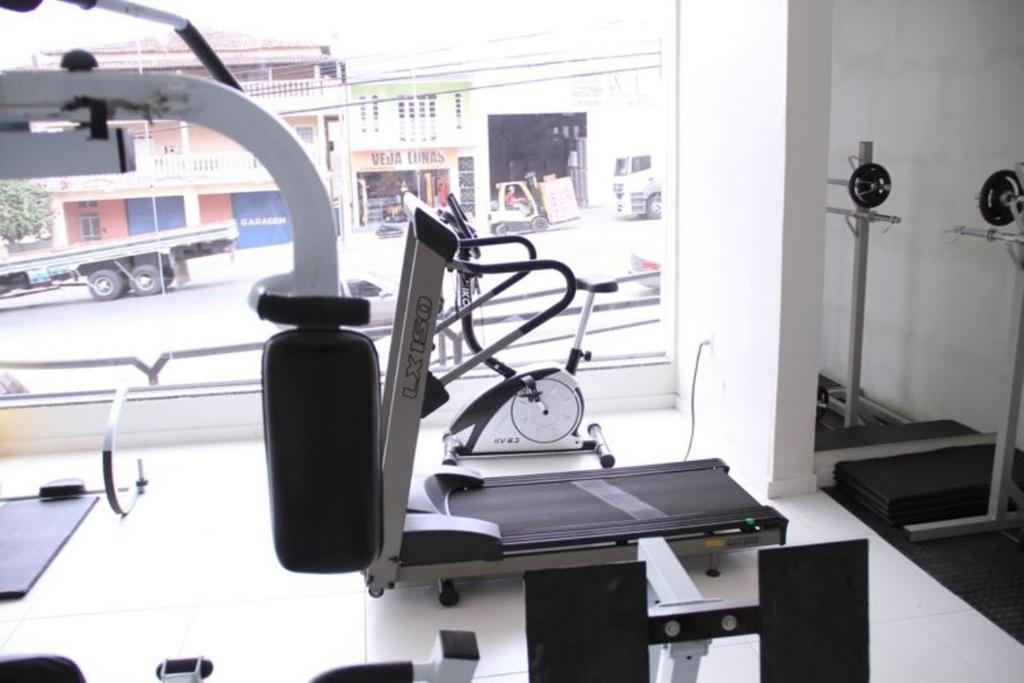 Fitness centrum a/nebo fitness zařízení v ubytování Hotel Portal Premium