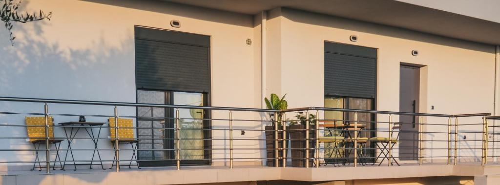 Balkón alebo terasa v ubytovaní ChriLenia Aparments